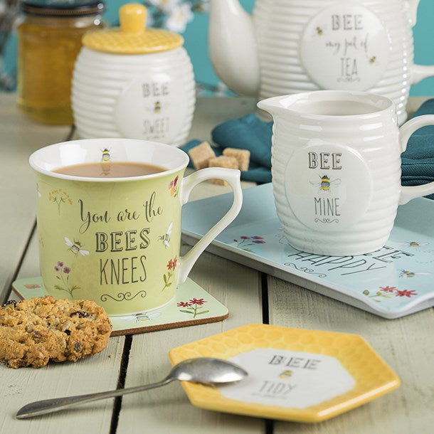 The English Tableware Company Bee Happy Green Scatter Tray