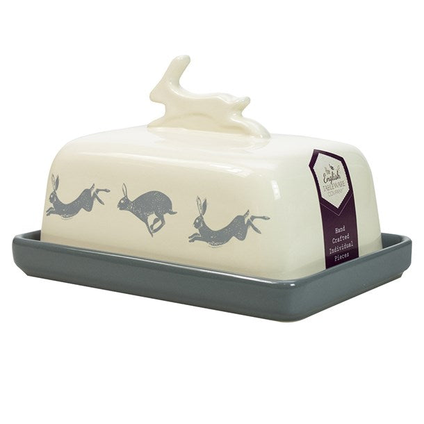 The English Tableware Company Artisan Hare Butter Dish