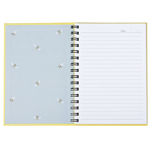 The English Tableware Company Bee Happy A5 Notebook