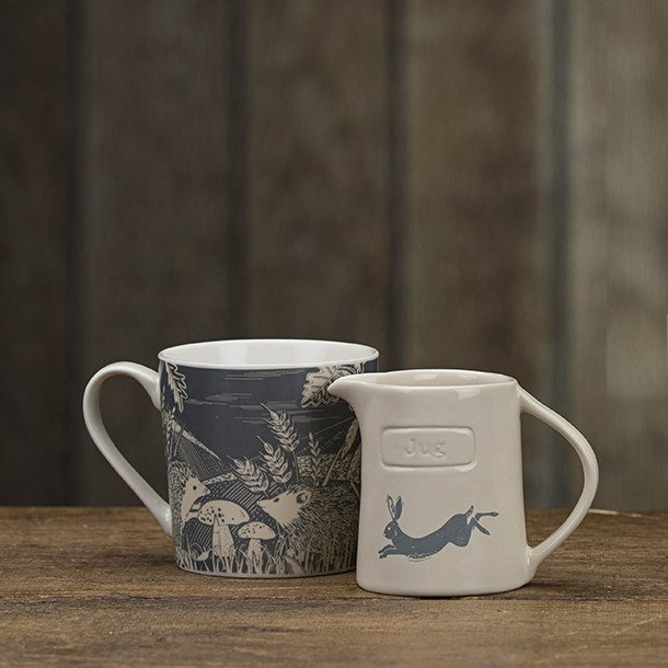 The English Tableware Company Artisan Hedgehog Mug Grey