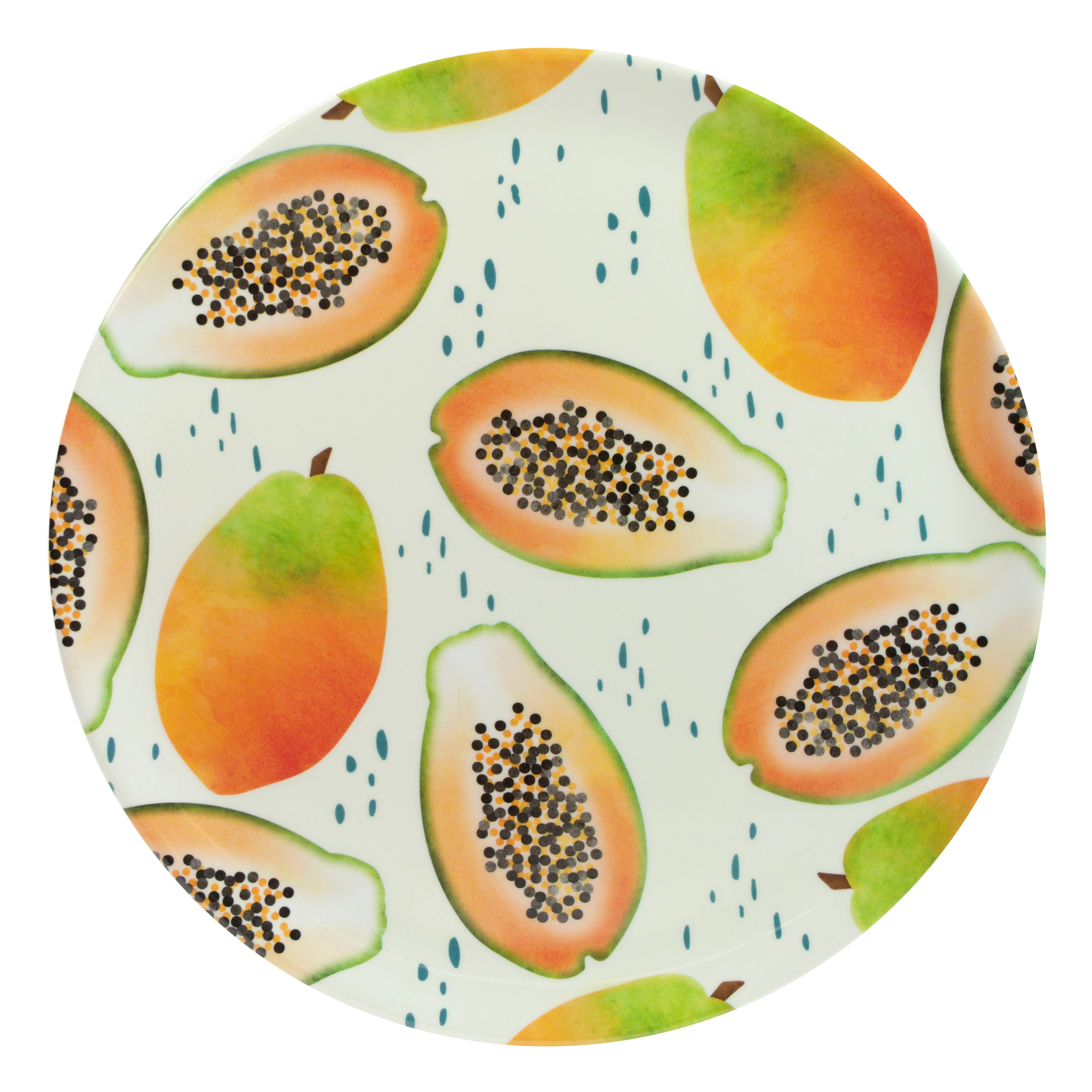 The English Tableware Company Papaya Bliss Dinner Plate – Pack of 6