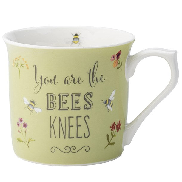 The English Tableware Company Bee Happy Green Mug