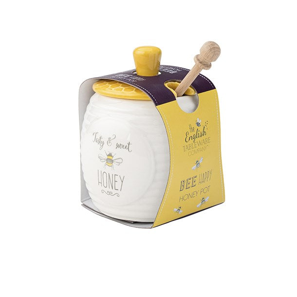 The English Tableware Company Bee Happy Honey Pot