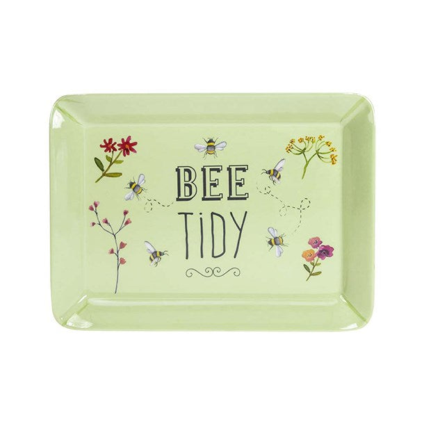 The English Tableware Company Bee Happy Green Scatter Tray