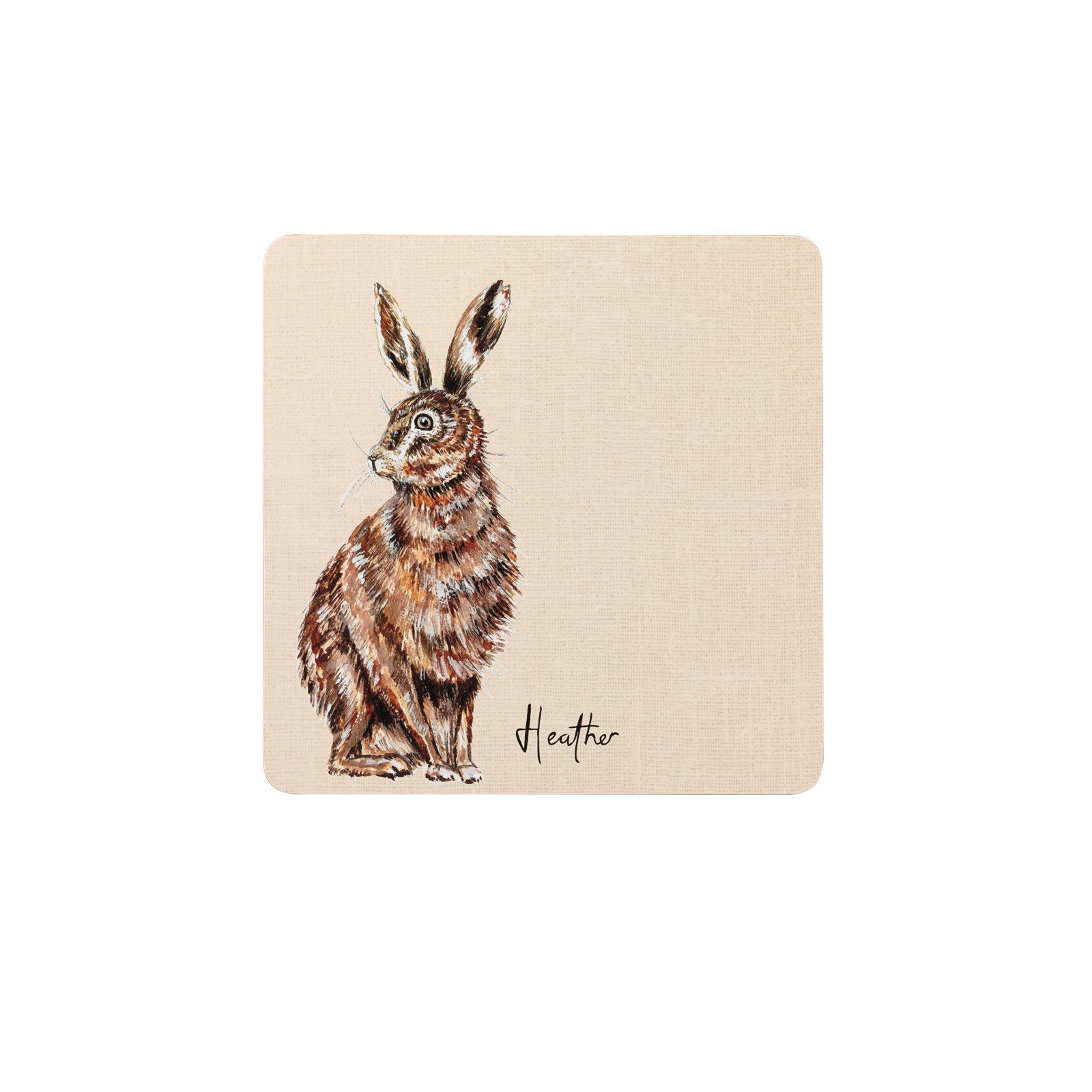 The English Tableware Company Edale Assorted Designs Square Set of 4 Coasters