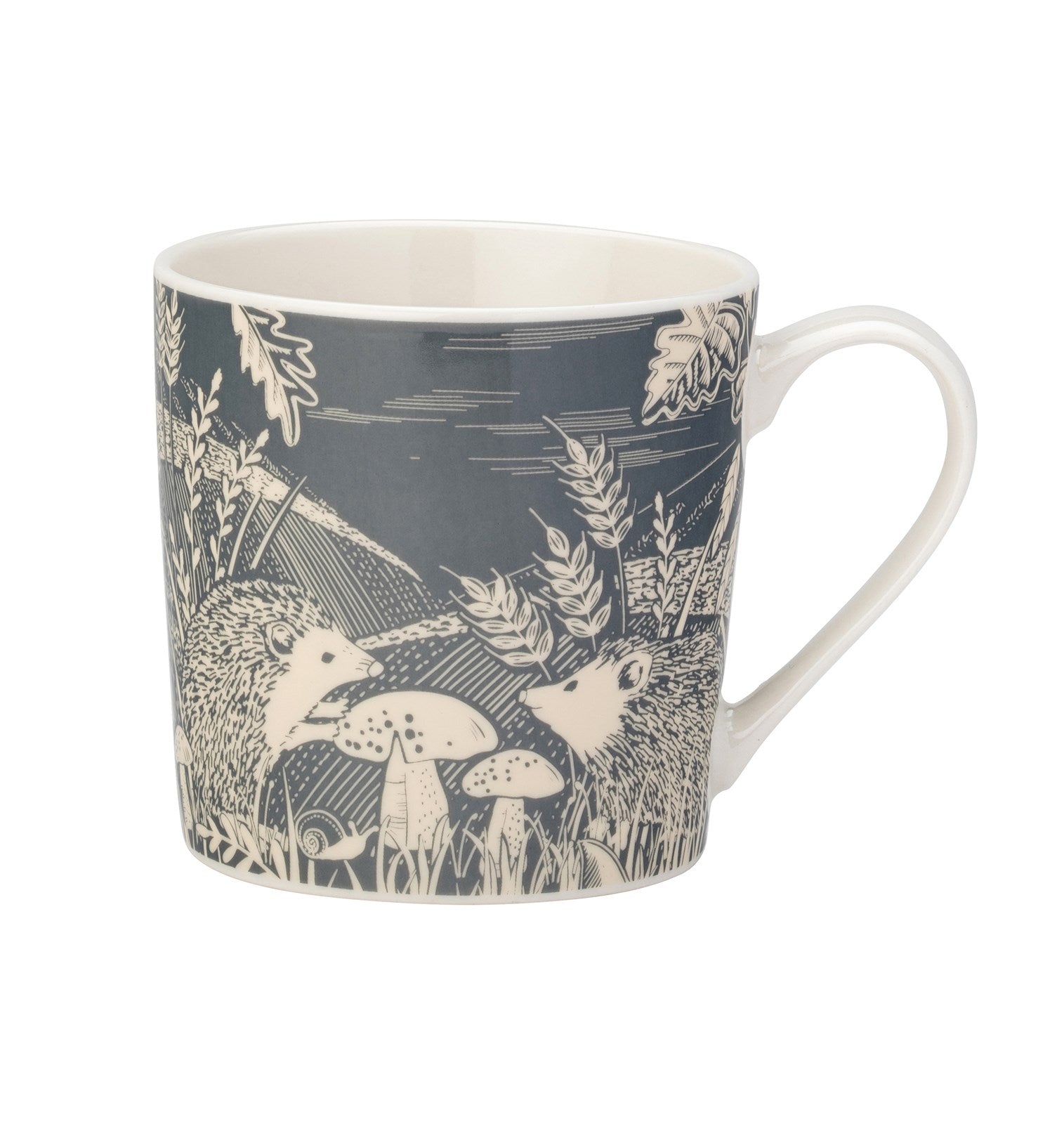 The English Tableware Company Artisan Hedgehog Mug Grey