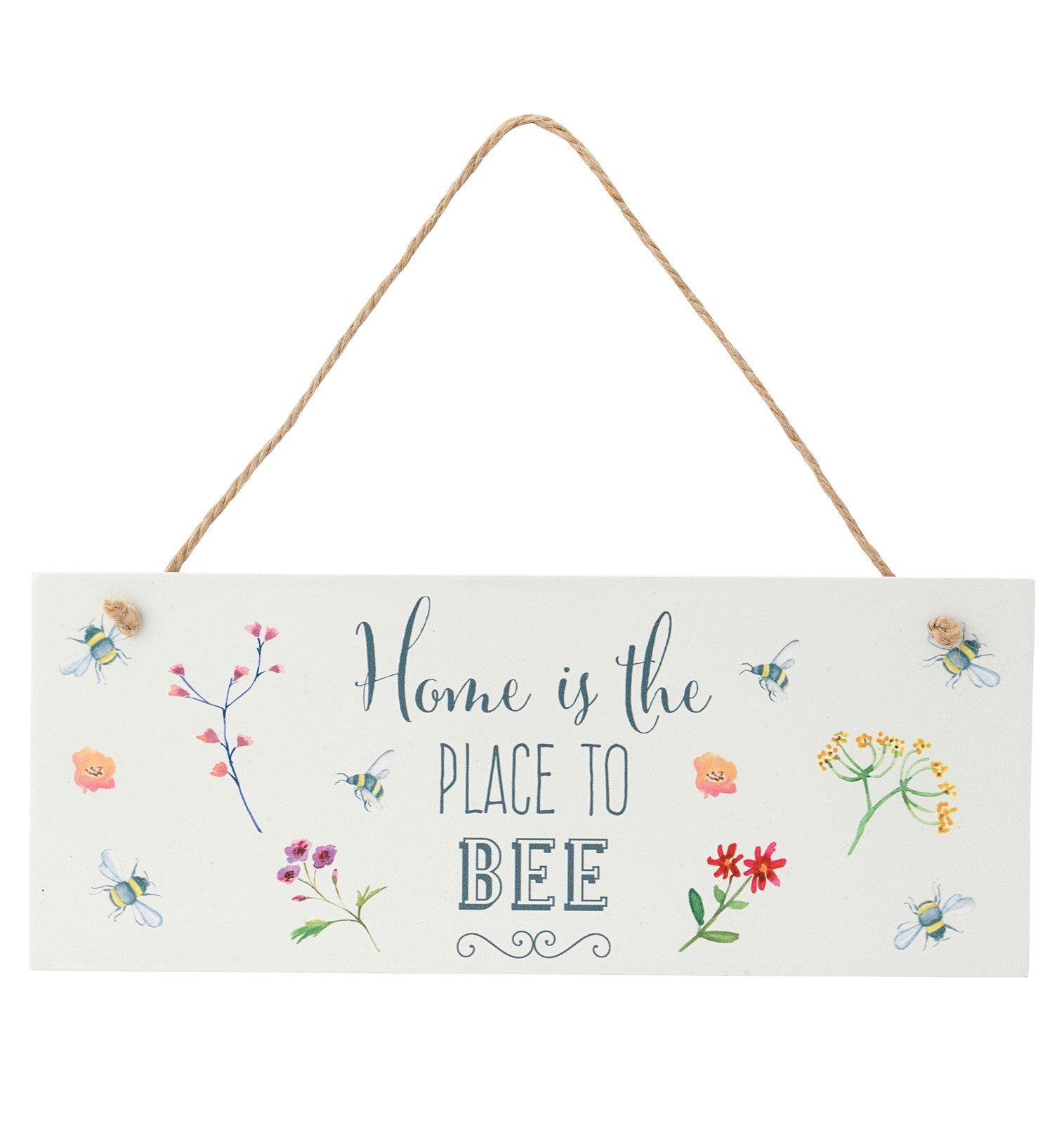 The English Tableware Company Bee Happy Home Wall  Plaque