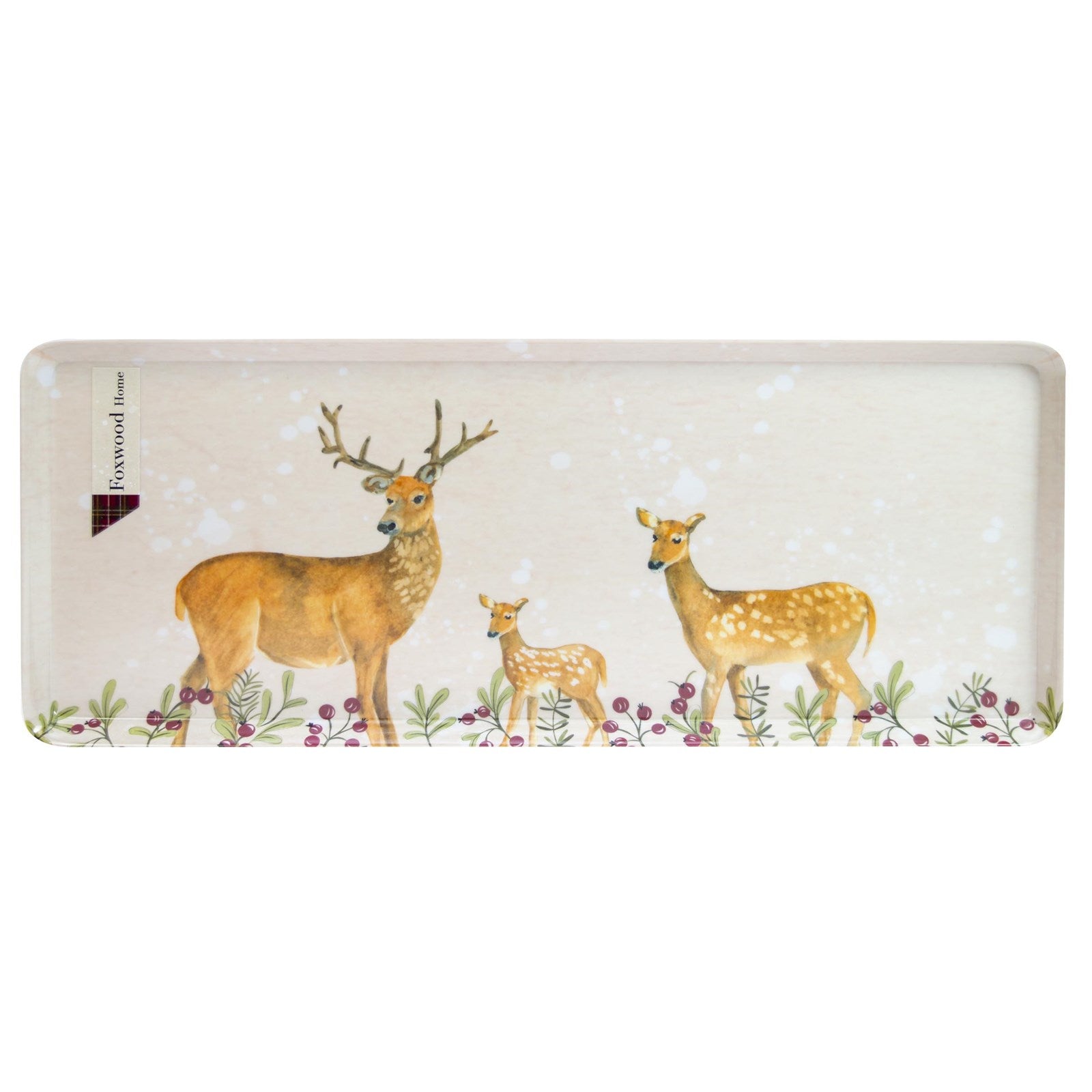 The English Tableware Company Winter Lodge Rectangular Tray