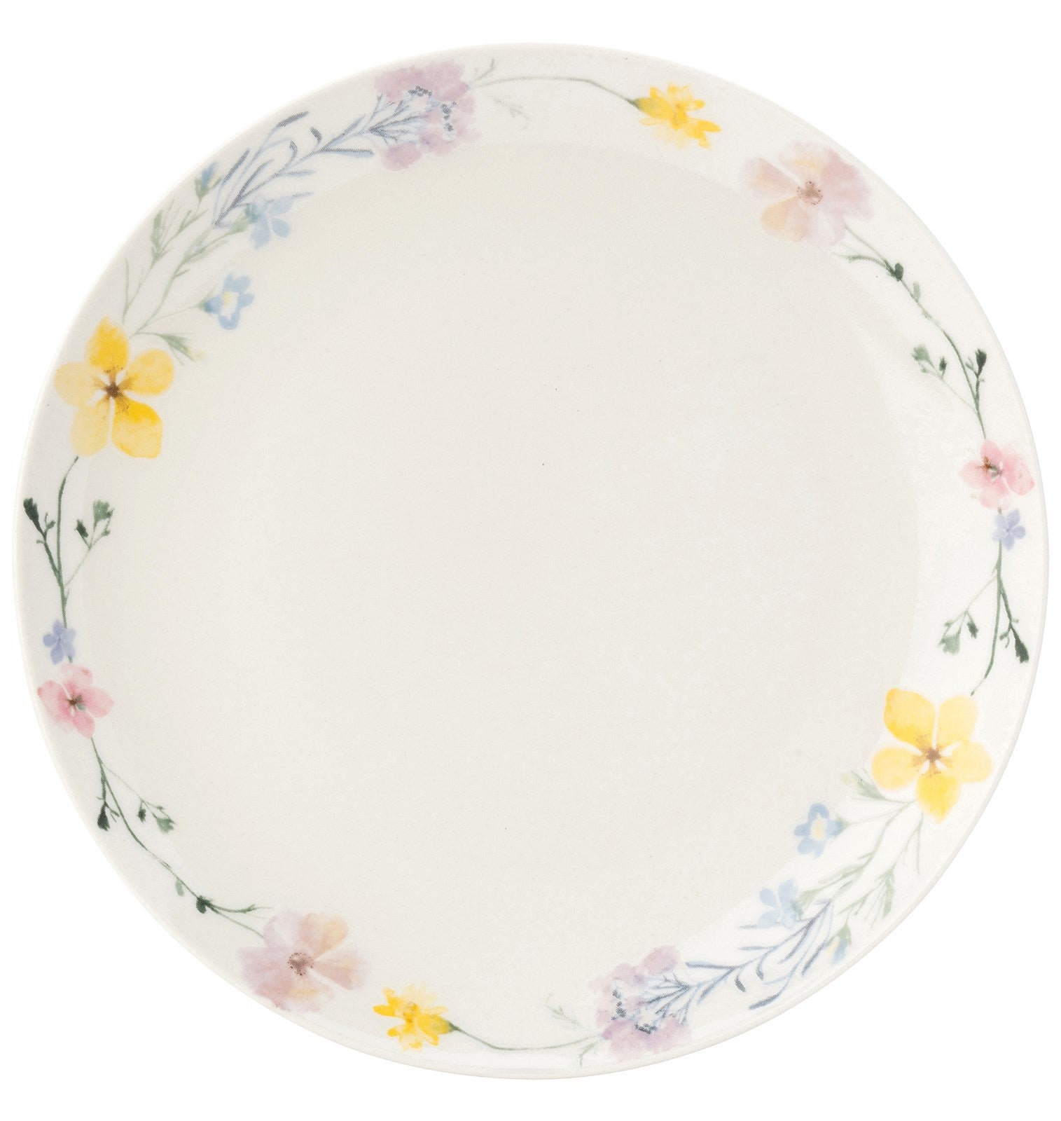 The English Tableware Company Pressed Flowers Tea Plate