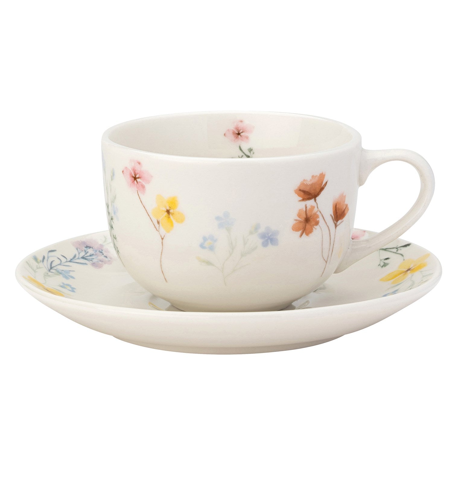 The English Tableware Company Pressed Flowers Cup & Saucer