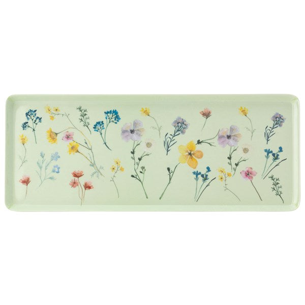 The English Tableware Company Pressed Flowers Rectangle Tray