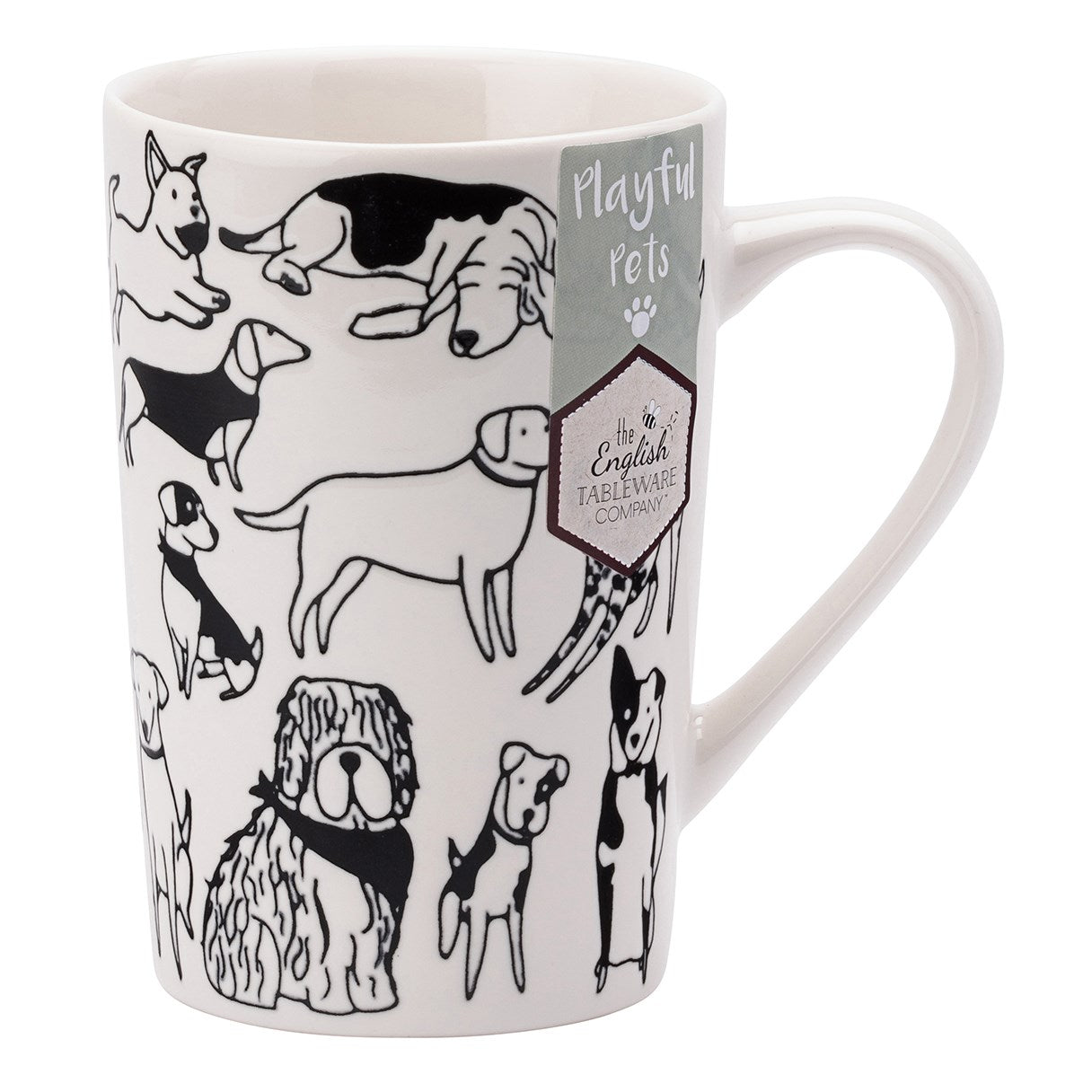 The English Tableware Company Playful Pets Tall Dog Mug