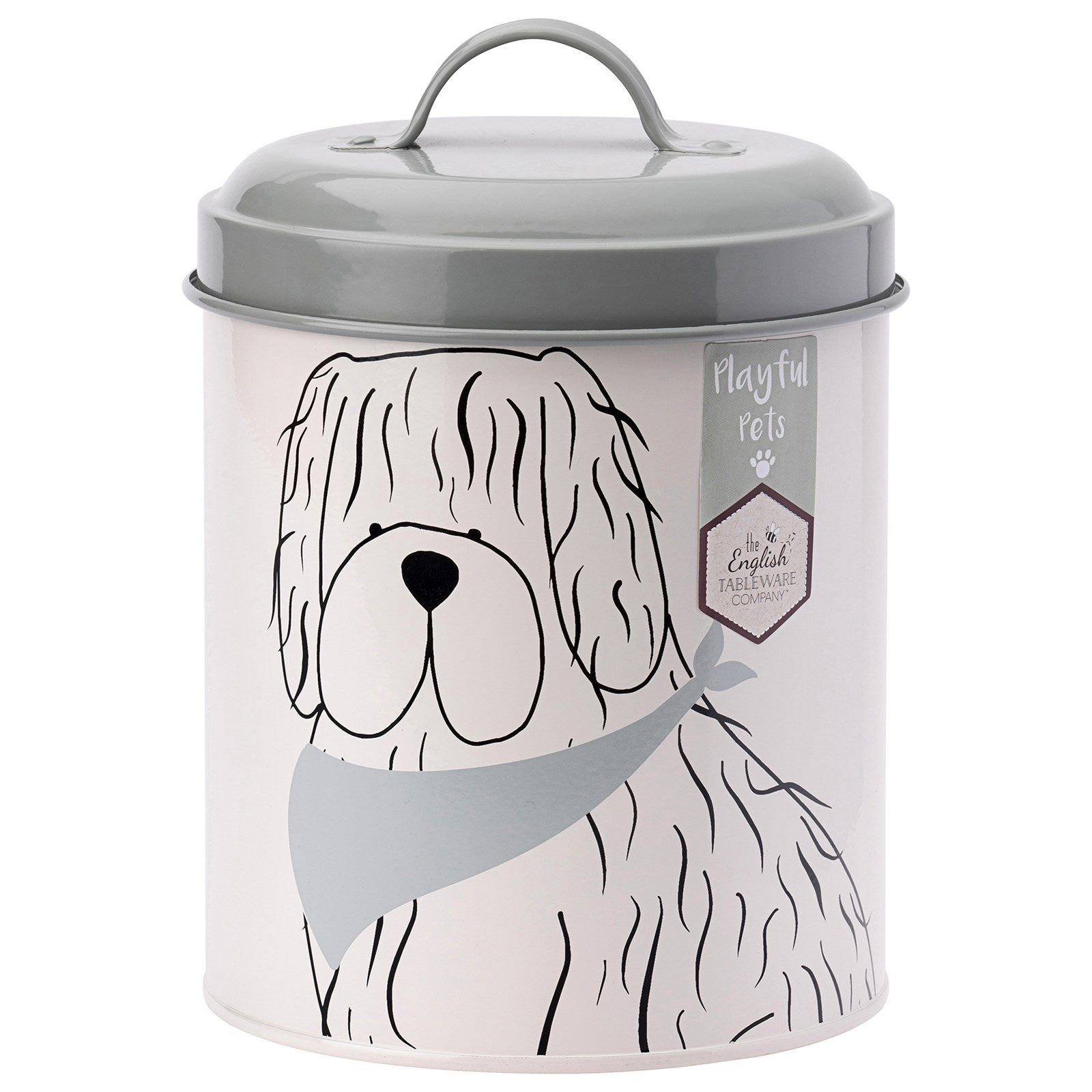 The English Tableware Company Playful Pets Large Dog Tin