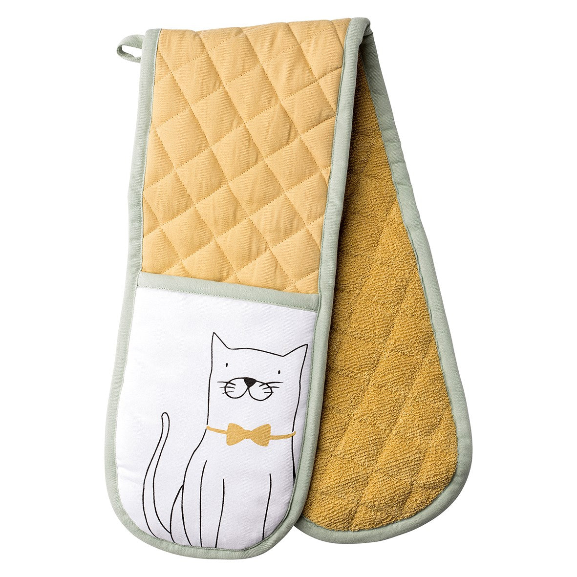 The English Tableware Company Playful Pets Cat Double Oven Glove