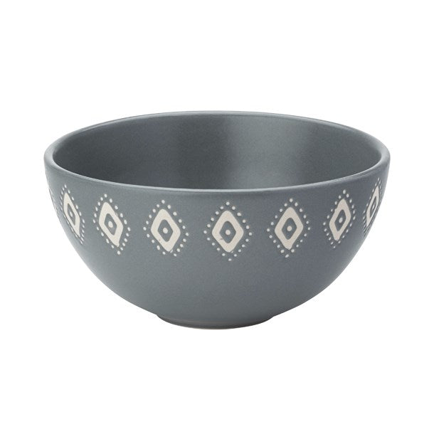 The English Tableware Company Artisan Aztec Dip Bowl - Grey