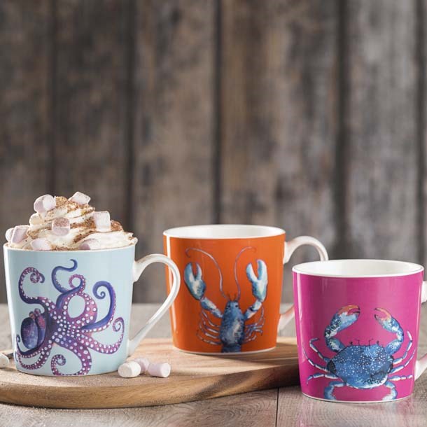 The English Tableware Company Dish of the Day Octopus Mug