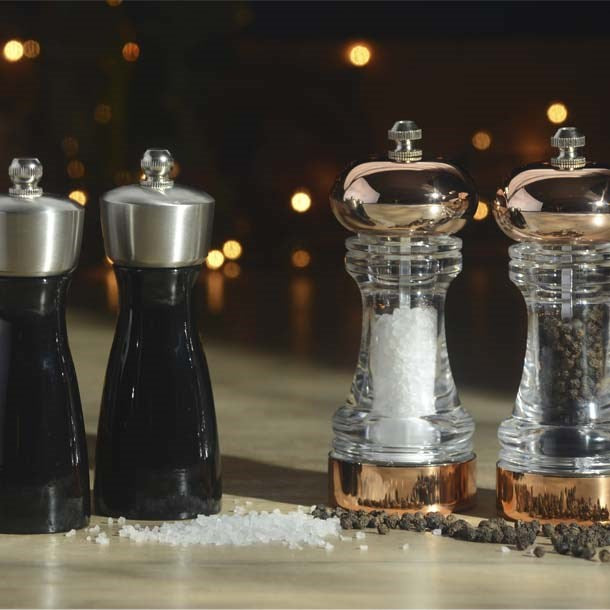 The English Tableware Company Chrome York - Salt and Pepper Mill Set