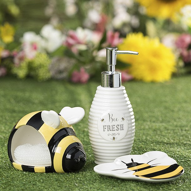 The English Tableware Company Bee Happy Soap Dispenser