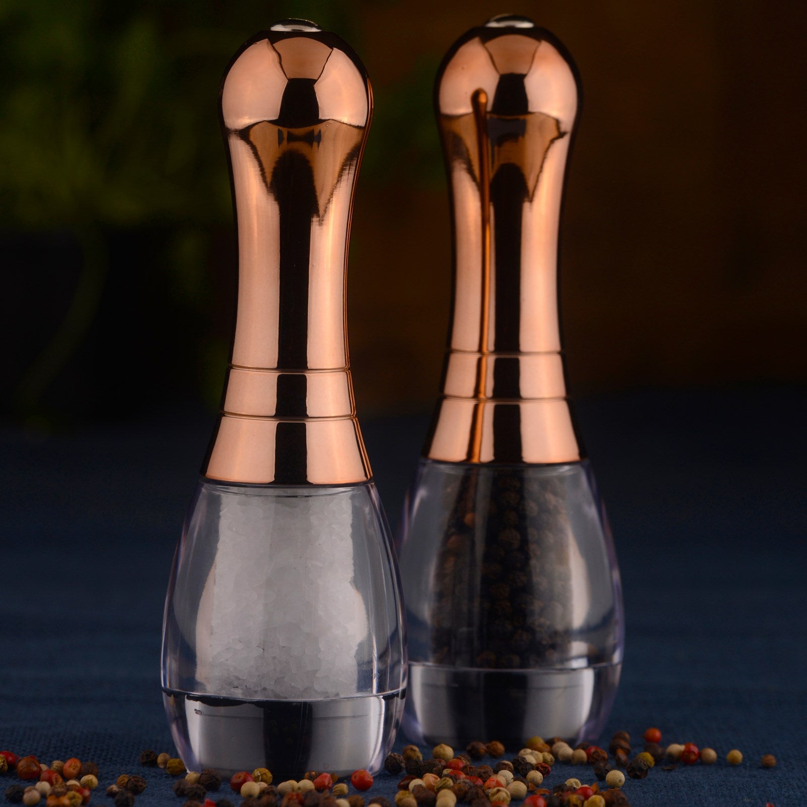 The English Tableware Company Copper Skittle - Salt and Pepper Mill Set