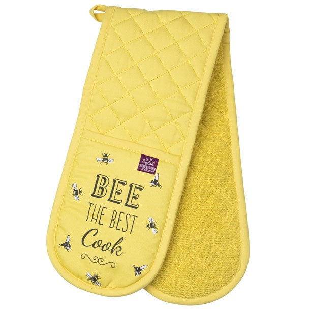 The English Tableware Company Bee Happy Double Oven Gloves