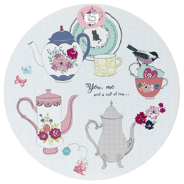 Ashley Thomas 4pk Round Placemats