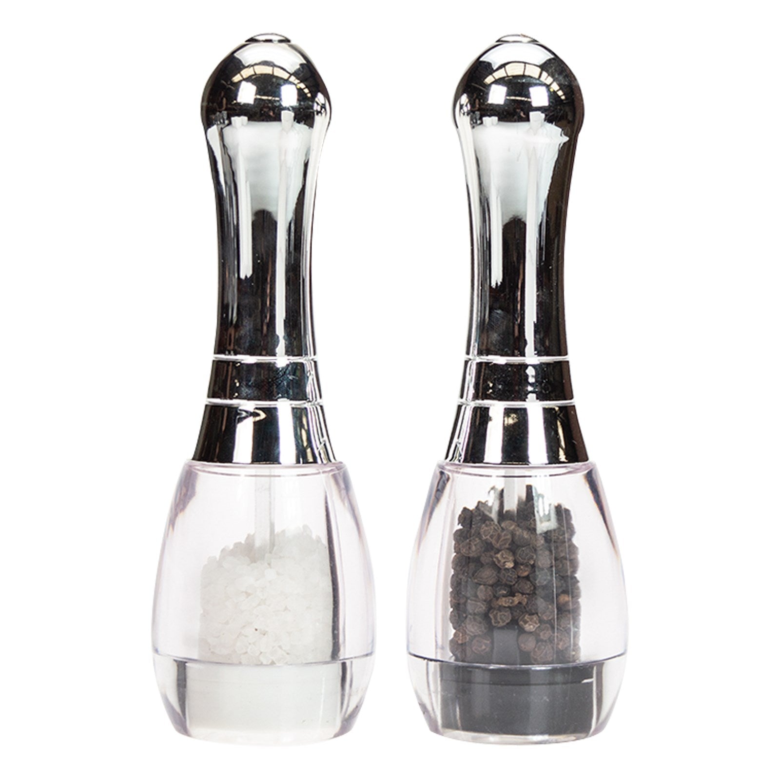 The English Tableware Company Chrome Skittle - Salt and Pepper Mill Set