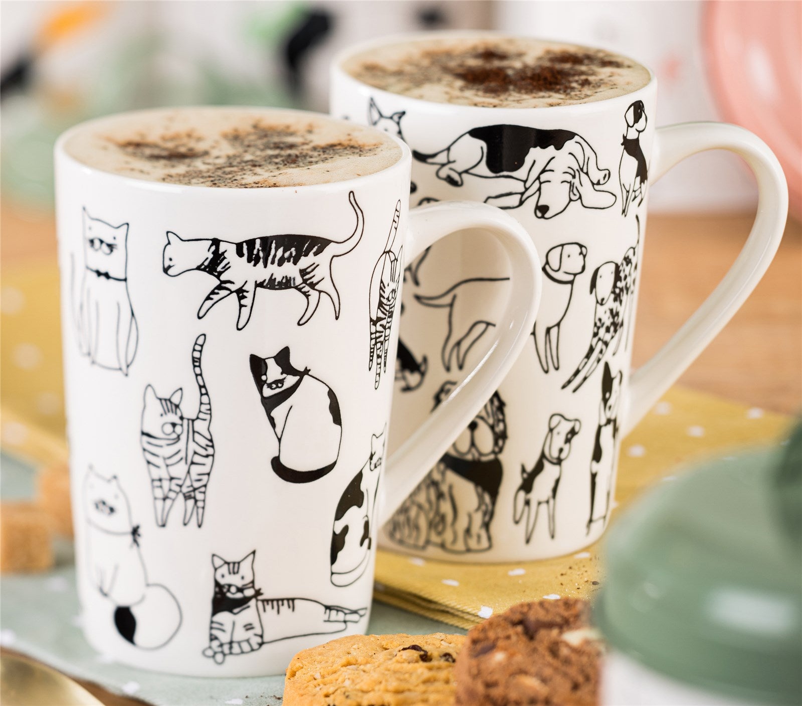 The English Tableware Company Playful Pets Tall Cat Mug