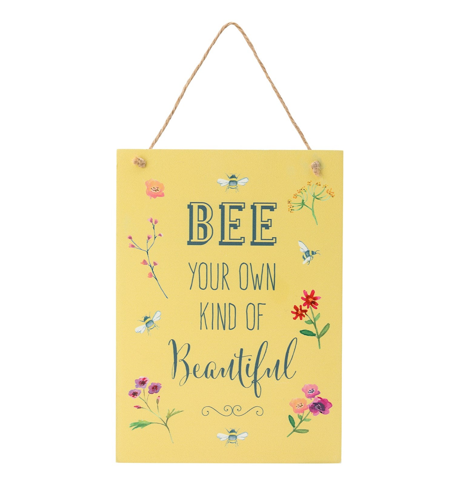 The English Tableware Company Bee Happy Beautiful Wall Plaque