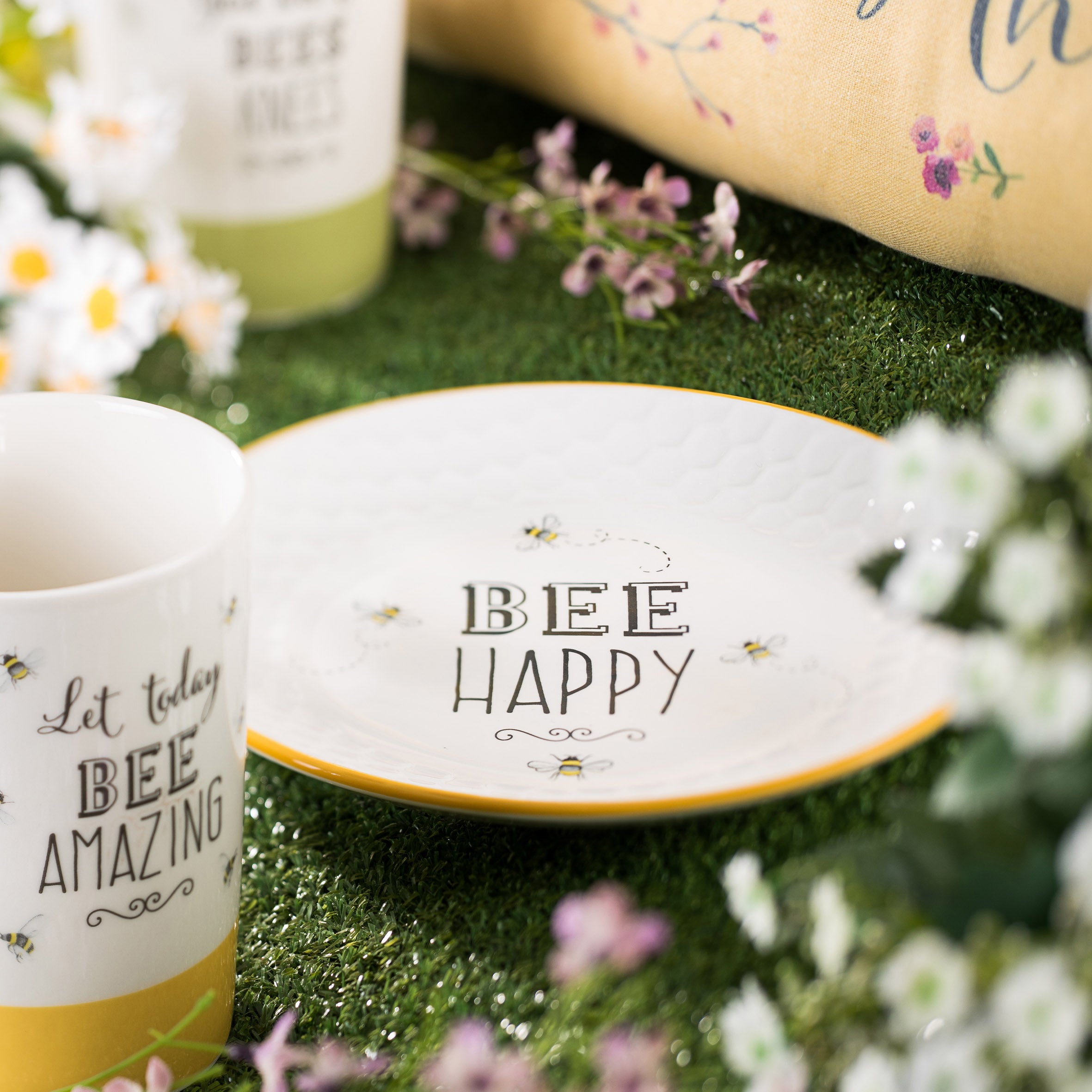 The English Tableware Company Bee Happy Side Plate